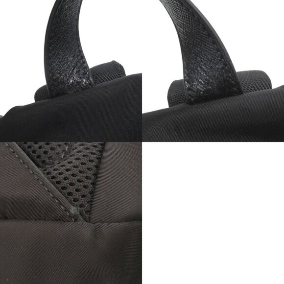 Prada Nylon Black Backpack Daypack Black 1213 main image 6